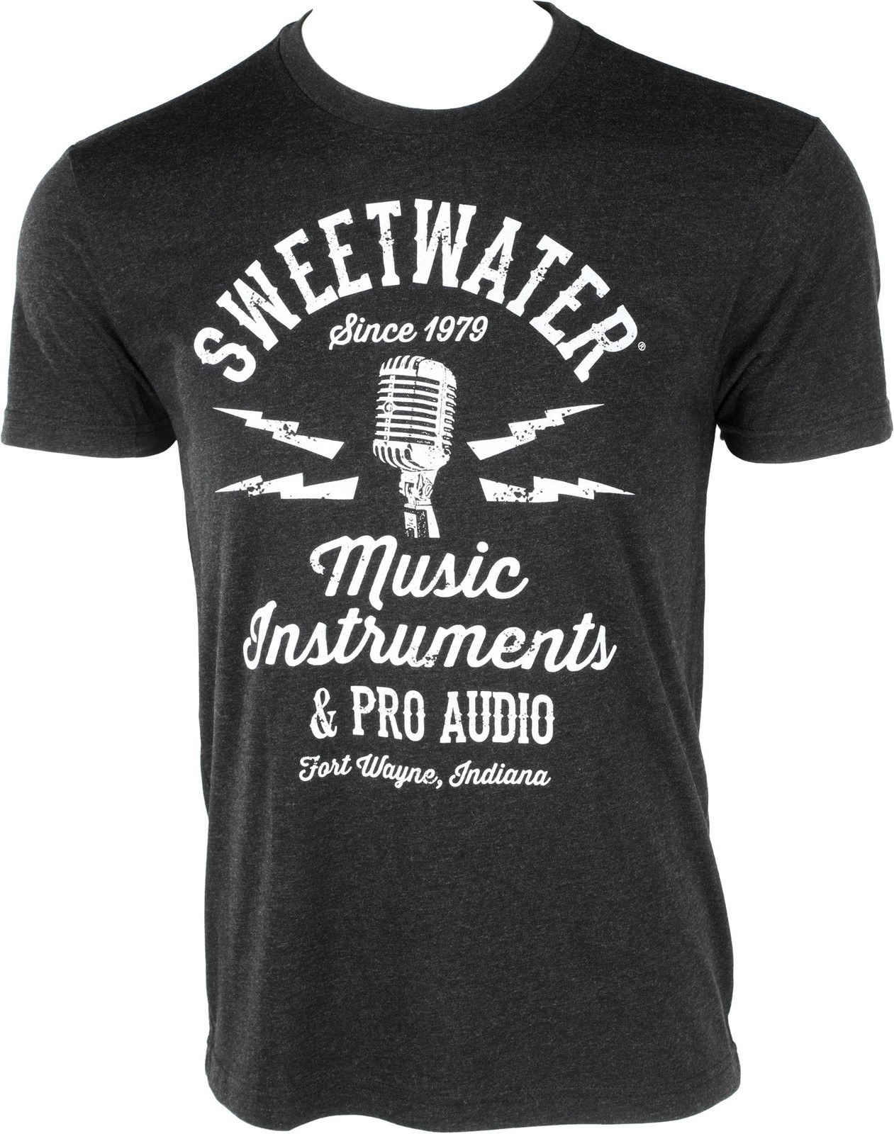 Футболка с микрофоном Sweetwater Bolt - Винтажная черная средний размер 3 упаковки 9090₽