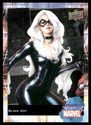 #ad Black Cat 2024 Upper Deck Women of Marvel Card #12 NM $2.95