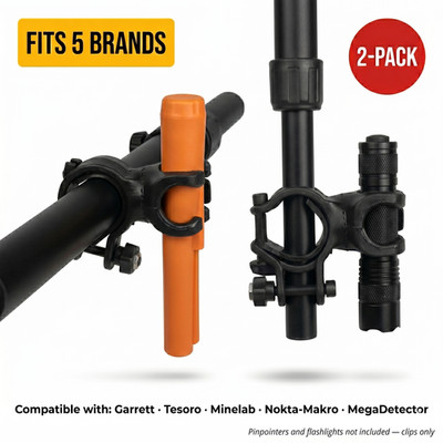 Pinpointer Holster Holder 2-Pack Fits Garrett Pro-Pointer Tesoro Minelab Nokta