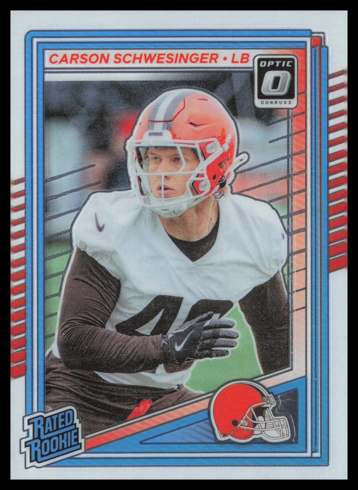 2025 Donruss Optic #217 Carson Schwesinger Cleveland Browns Football Card