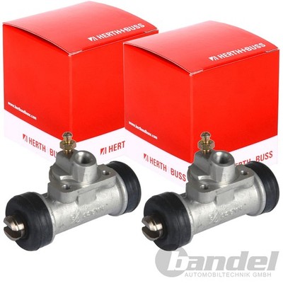 2X HERTH+BUSS ALU RADBREMSZYLINDER 22,23mm HINTEN passend für INFINITI QX4 NISSA