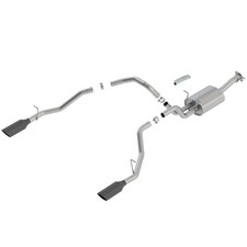 Borla 140753bc Atak Stainless Cat Back Exhaust Kit For 2019-26 Ram 1500 5.7l V8
