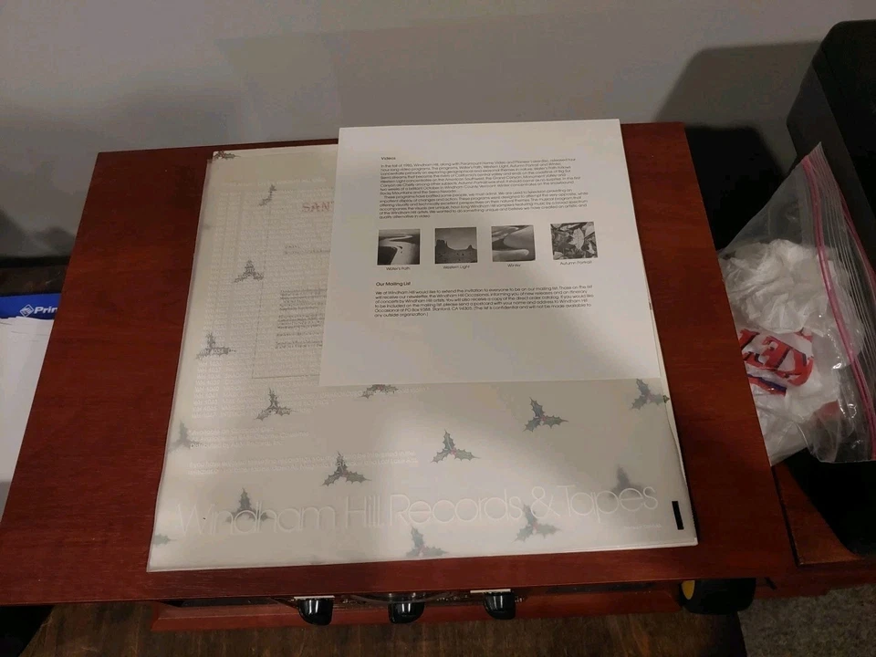 Santabear's First Christmas Vinyl Record Windham Hill 1986 Kelly McGillis - Image 3 of 4