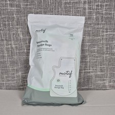 Motif Medical Breast Milk Storage Bags 8oz Single Use Bags 100 count BPA-Free