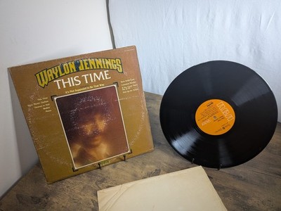 Waylon Jennings This Time LP RCA APL1-0539 Country Vinyl Record