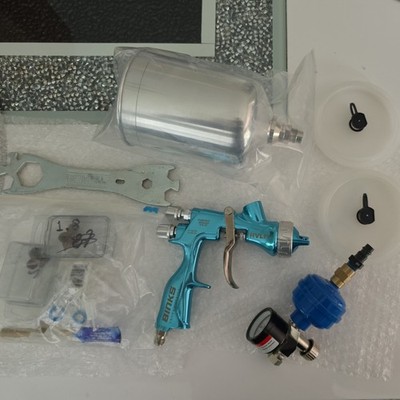 Binks Trophy Gravity Feed HVLP Spray Gun w/1.2, 1.4, 1.8mm Spray tip- 2466-HV1