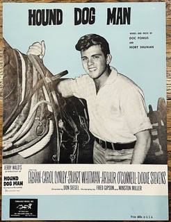 1959 film HOUND DOG MAN con spartiti FABIAN DOC POMUS & MORT SHUMAN sigla