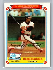 1983 Topps Drake's Big Hitters #12 Reggie Jackson California Angels