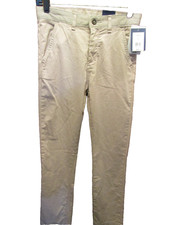 NWT YOUTH GIRLS CROWN  IVY MOTION FLEX BEIGE PANTS SIZE 12 INSEAM 29"