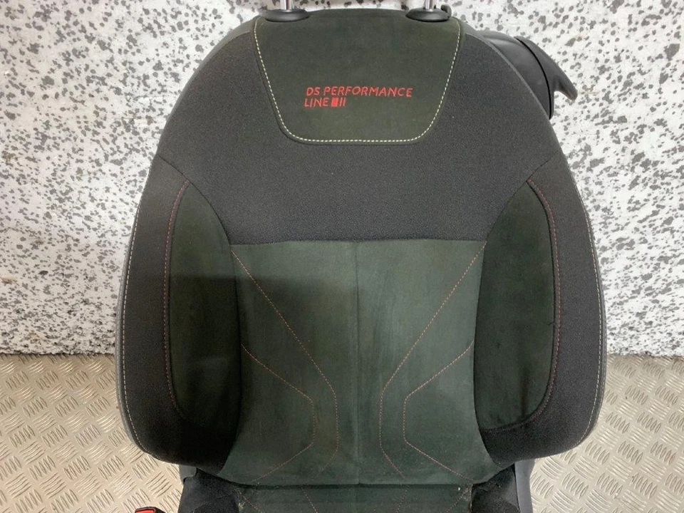 10-18 CITROEN DS3 PERFORMANCE LINE PASSENGER NEAR SIDE FRONT SEAT WITH HEADREST - Image 3 of 4