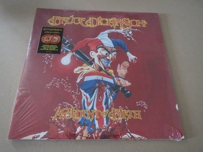 BRUCE DICKINSON ~ACCIDENT OF BIRTH- HARD TO FIND LTD ED PRESS LP VINYL X 2 SPLAT