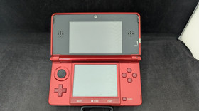 B3623 Nintendo 3DS console Metallic Red Japan w/pen x