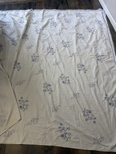 Linen Things Cotton Bed Cover Duvet 88x88 Floral Embroidered Flowers Purple
