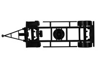 Herpa TS 080507 | HäNgerfahrgestell FüR Wechselaufbau 2-Achs (7,15M) | 1:87