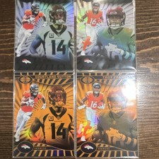 Panini Illusions NFL 2023 Courtland Sutton Troy Franklin Broncos Card Lot - 4