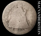 1853 Silver Seated Liberty Dime - Scarce  Better Date  No Reserve  #L6720
