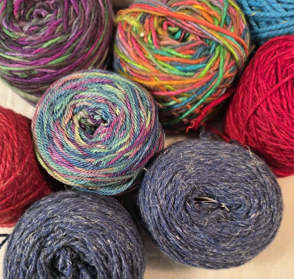 Yarn Lot 1 lb 11 oz Mixed Fibers Wool Alpaca Linen Cotton Knitting X1 - Image 4 of 4