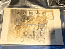 ANTIGUA POSTAL FOTO REAL VERIFICADA GRUPO DE SOLDADOS ALIADOS STARGARD POW CAMP WWI