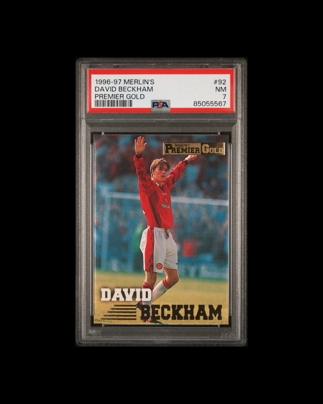 1996 MERLIN'S PREMIER GOLD #92 DAVID BECKHAM