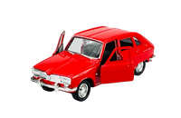 Welly Renault 16 Rot Old Timer 1:34 Die Cast Metal Model Neu Im Kasten