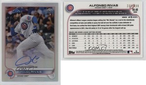 2022 Topps Chrome Rookie Auto Refractor /499 Alfonso Rivas #RA-AR Auto RC