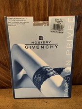 Givenchy Body Gleamers Hosiery Size A Silver Fox Thigh High