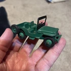 VTG Dinky Toys Jeep Meccano Army Universal Green WWII Made in England 1:43 Sharp