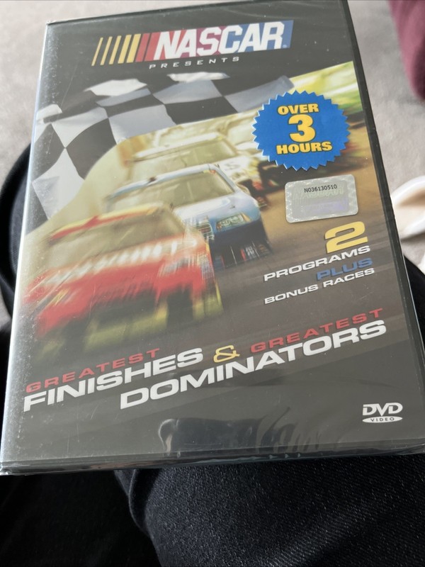 NASCAR GREATEST FINISHES & GREATEST DOMINATORS DVD NEW