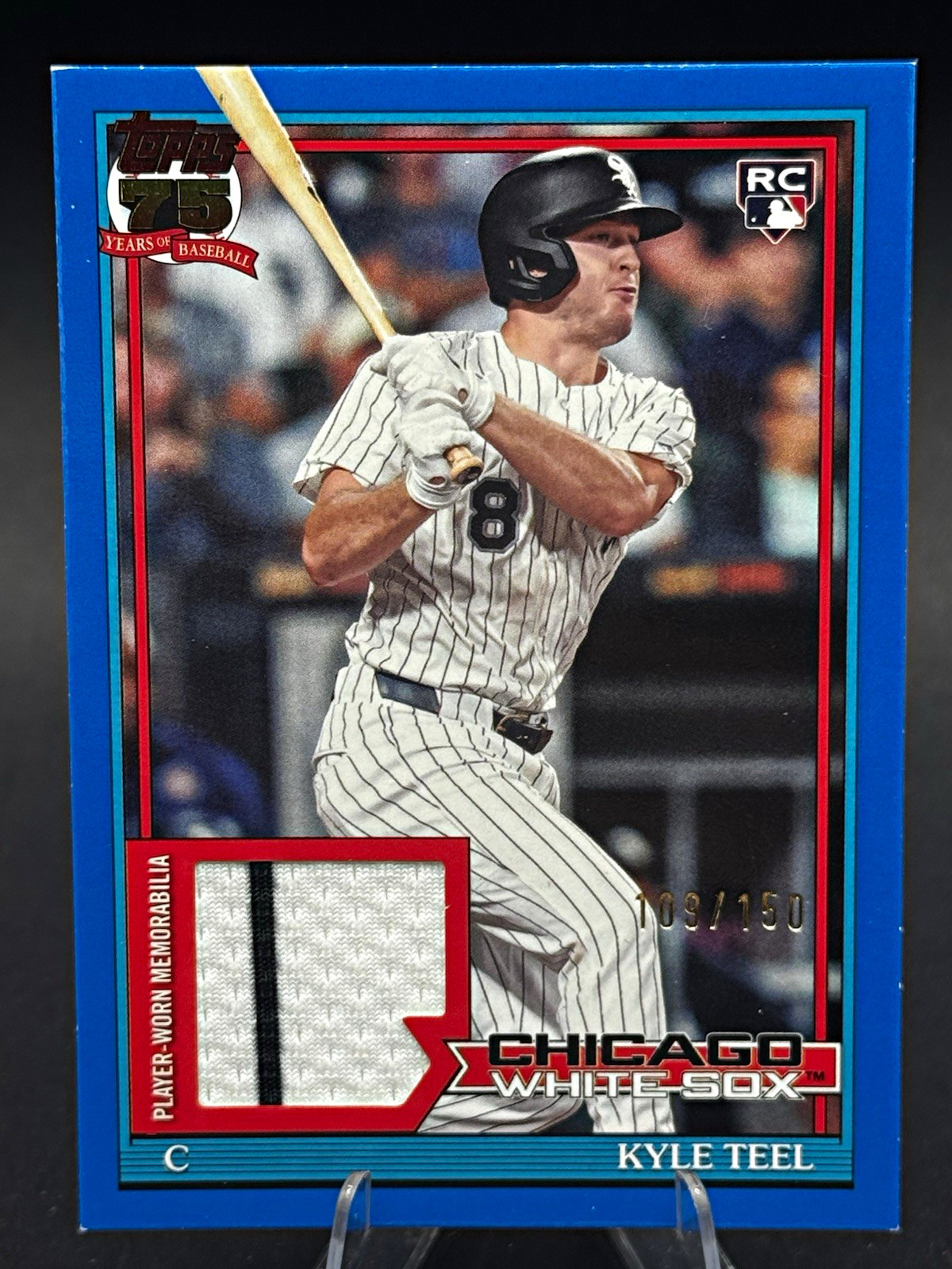Topps 2026 Update Series 1991 Relics Kyle Teel RC MEM Blue /150 #91R-KT