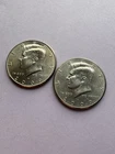 2000 P & D Kennedy Half Dollar (2) Clad Coins Circulated  Free shipping N 387