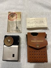 Sony TR-63 Transistor Radio W/Case, Schematic And Instructions! Excellent!