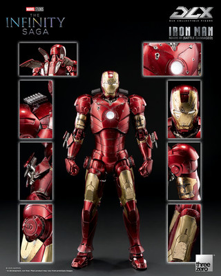 DLX IRON MAN MARK3 III BATTLE DAMAGED THREEZERO INFINITY SAGA NEW IN BOX