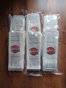 Bosco Sticks Serving Paper Holder Breadsticks Cheese Party Unopened - 6 packs 