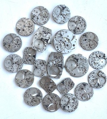 Watch Parts Steampunk Vintage Mechanism's Plates LOT of 22 pc. Creative Project
