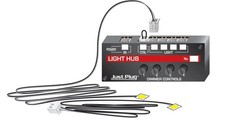 Woodland Scenics Just Plug: Lights  Hub Set 5 x 4.5 x 2 inches, Warm White