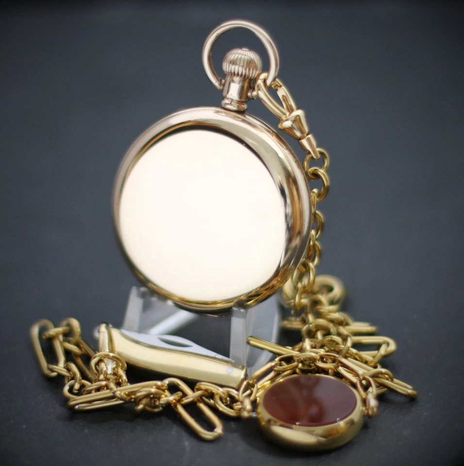 Outstanding Antique Waltham 17J 14k Gold Filled Full Hunter Pocket Watch - Image 4 of 4
