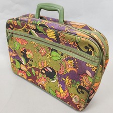 Vintage 70s Luggage Bantam Floral Travel Case