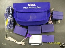 GBA  Indigo 2 4 way Link Cable Battery Pack AC Screen Game Gameboy Advance Case