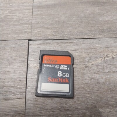 SanDisk Ultra 8GB 30MB/s SD HC 1 Camera Memory Card
