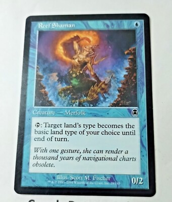 MTG Reef Shaman Apocalypse 29/143 Regular Common - Uncirculated