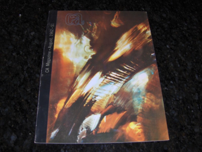 CA Magazine August 1962 The Journal of Commercial Art & Design trade publication