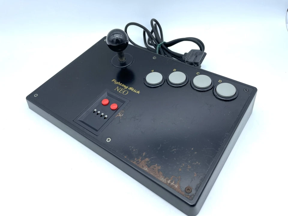 Neo Geo AES CD Continuous firing possible Controller HORI Fighting stick Tested - Image 2 of 4