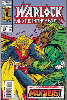 WARLOCK AND THE INFINITY WATCH Vol. 1 #28 May 1994 MARVEL Comics - Count Abyss