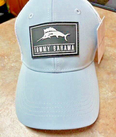 Tommy Bahama Blue Mesh Snapback Baseball Golf Cap NWT