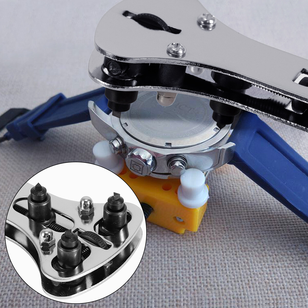 Watch Back Case Cover Opener Adjustable Remover Repair Wrench