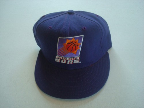 PHOENIX SUNS NEW ERA 90S SCRIPT fitted sz 7 GOLF HAT CAP VINTAGE K1