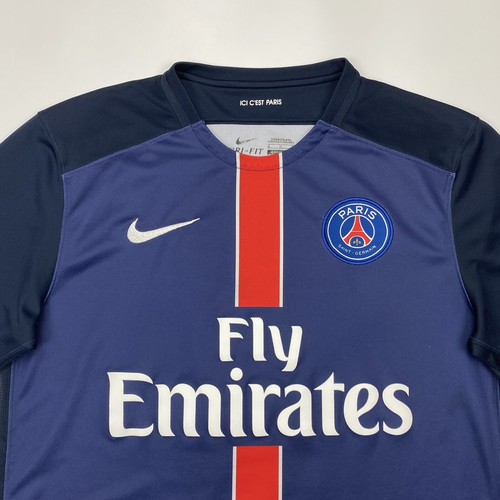 Ibrahimovic #10 PSG 2015 2016 Home Football Shirt Soccer Jersey Nike 658907-411 - Picture 5 of 23