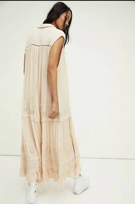 chinese dress ladies Free People Cozy Cream Knit Open Back Maxi Dress with Slight Bell Slee   The Thrifty Hippy