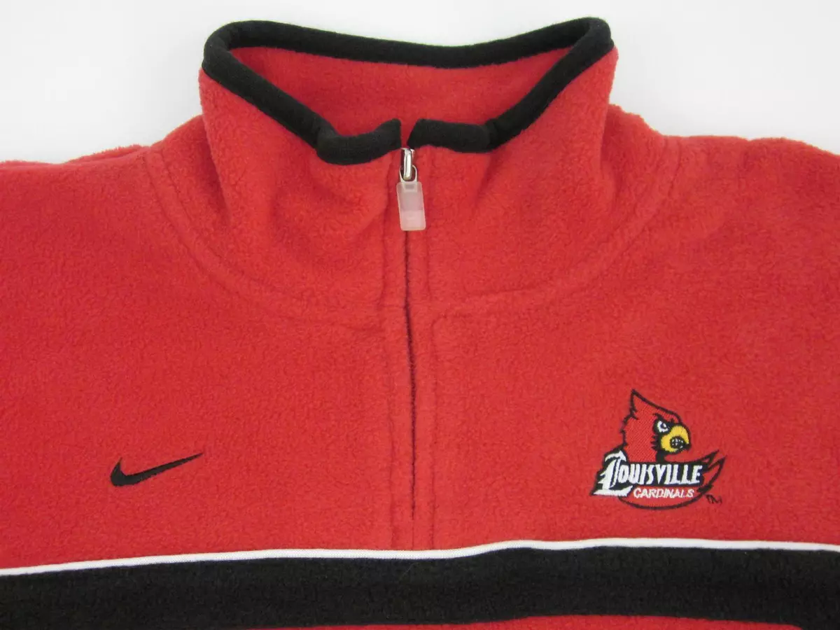 NEW!* Nike Team 1/4 Zip Fleece Pullover Louisville Cardinals Big Kids M  [12-14]