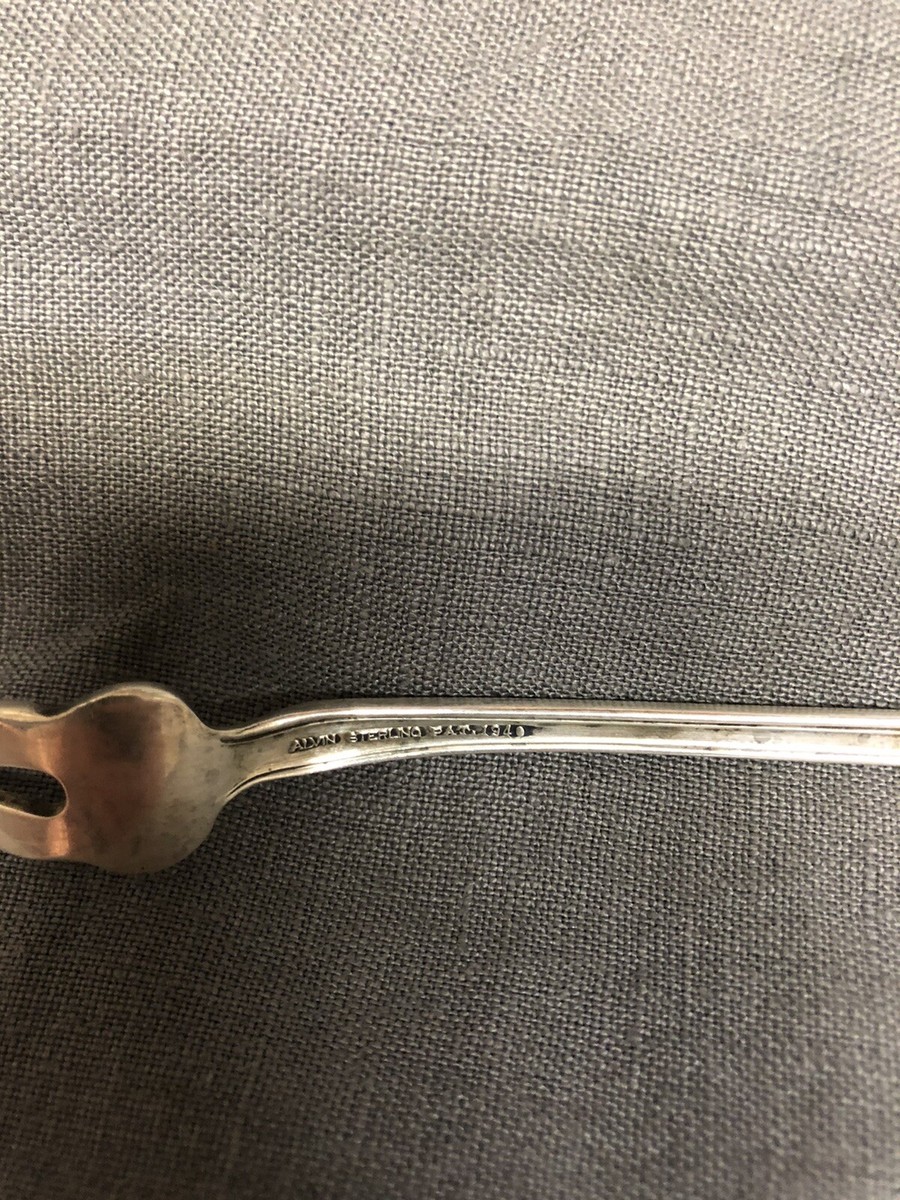 sterling silver Vintage Chateau Rose 2 Prong Fork | eBay